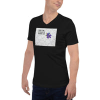 Stand Out Unisex Short Sleeve V-Neck T-Shirt