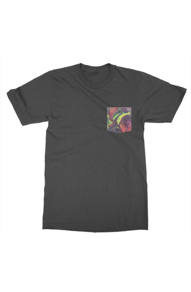 Neon pour art gildan mens t shirt