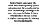 Rainbow vibes gildan mens tshirt