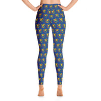 Autism Dino Peace Yoga Leggings