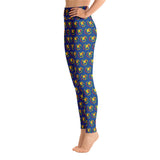 Autism Dino Peace Yoga Leggings