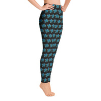 Blue puzzle piece pour Yoga Leggings