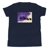 Purple Vibes Youth Short Sleeve T-Shirt
