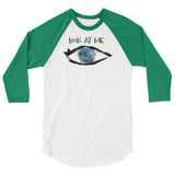 Look at me 3/4 sleeve raglan shirt