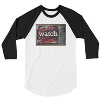 Watch 3/4 sleeve raglan shirt
