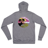 Palm Tree Unisex zip hoodie