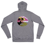Palm Tree Unisex zip hoodie