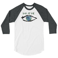 Look at me 3/4 sleeve raglan shirt