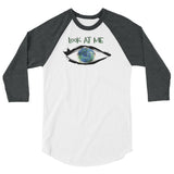 Look at me 3/4 sleeve raglan shirt
