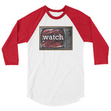 Watch 3/4 sleeve raglan shirt