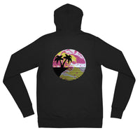 Palm Tree Unisex zip hoodie