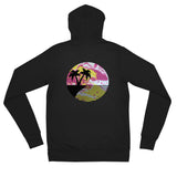 Palm Tree Unisex zip hoodie