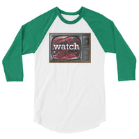 Watch 3/4 sleeve raglan shirt