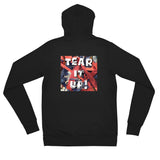 Tear it up Unisex zip hoodie