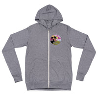 Palm Tree Unisex zip hoodie
