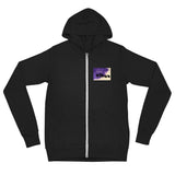 Purple Vibes Unisex zip hoodie