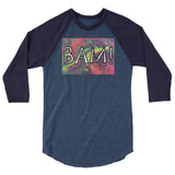 Bam 3/4 sleeve raglan shirt