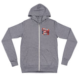 Tear it up Unisex zip hoodie