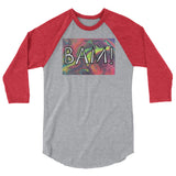 Bam 3/4 sleeve raglan shirt