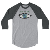 Look at me 3/4 sleeve raglan shirt