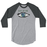 Look at me 3/4 sleeve raglan shirt
