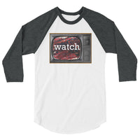 Watch 3/4 sleeve raglan shirt