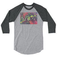 Bam 3/4 sleeve raglan shirt