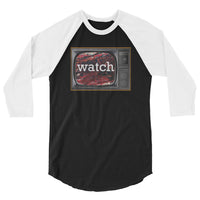Watch 3/4 sleeve raglan shirt