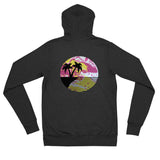 Palm Tree Unisex zip hoodie