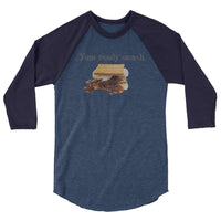 S’mores 3/4 sleeve raglan shirt