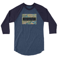 Just say Yes 3/4 sleeve raglan shirt