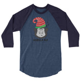 Gorilla Elf 3/4 sleeve raglan shirt