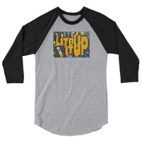 Lite it Up 3/4 sleeve raglan shirt