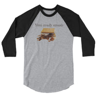 S’mores 3/4 sleeve raglan shirt