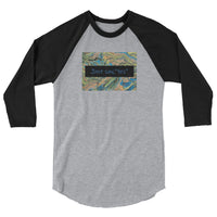 Just say Yes 3/4 sleeve raglan shirt