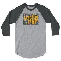 Lite it Up 3/4 sleeve raglan shirt