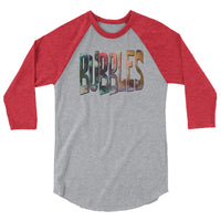 Bubbles 3/4 sleeve raglan shirt