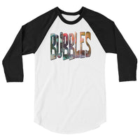 Bubbles 3/4 sleeve raglan shirt