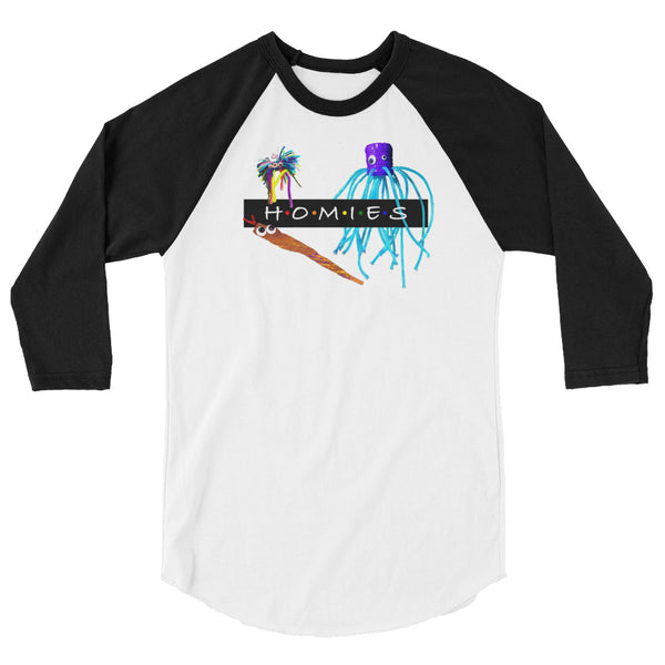 Homies 3/4 sleeve raglan shirt