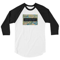 Just say Yes 3/4 sleeve raglan shirt