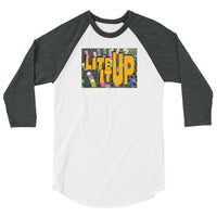 Lite it Up 3/4 sleeve raglan shirt