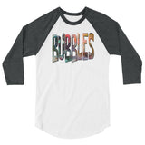 Bubbles 3/4 sleeve raglan shirt