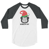 Gorilla Elf 3/4 sleeve raglan shirt
