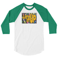 Lite it Up 3/4 sleeve raglan shirt