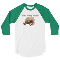 S’mores 3/4 sleeve raglan shirt