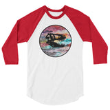 Dino Skull 3/4 sleeve raglan shirt