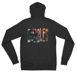 Bubbles Unisex zip hoodie