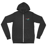 Rainbow Vibes Unisex zip hoodie