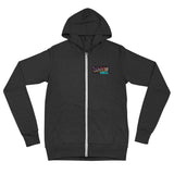 Rainbow Vibes Unisex zip hoodie