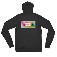 Proud Unisex zip hoodie